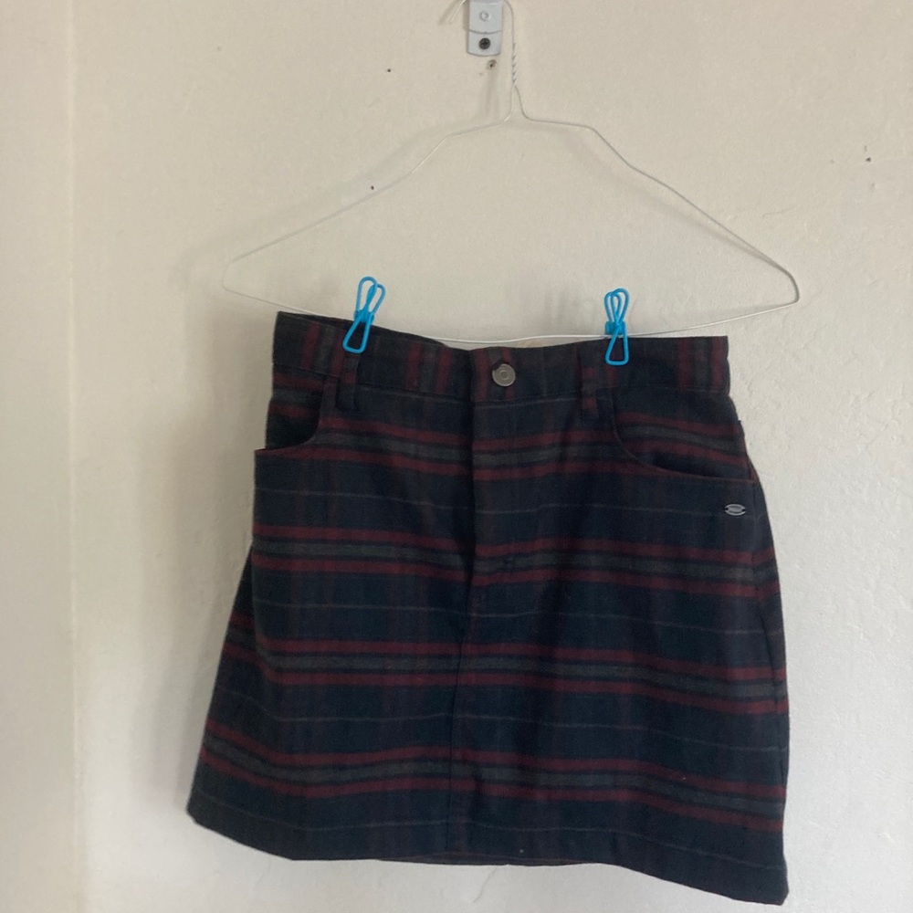 Pull & Bear plaid mink skirt